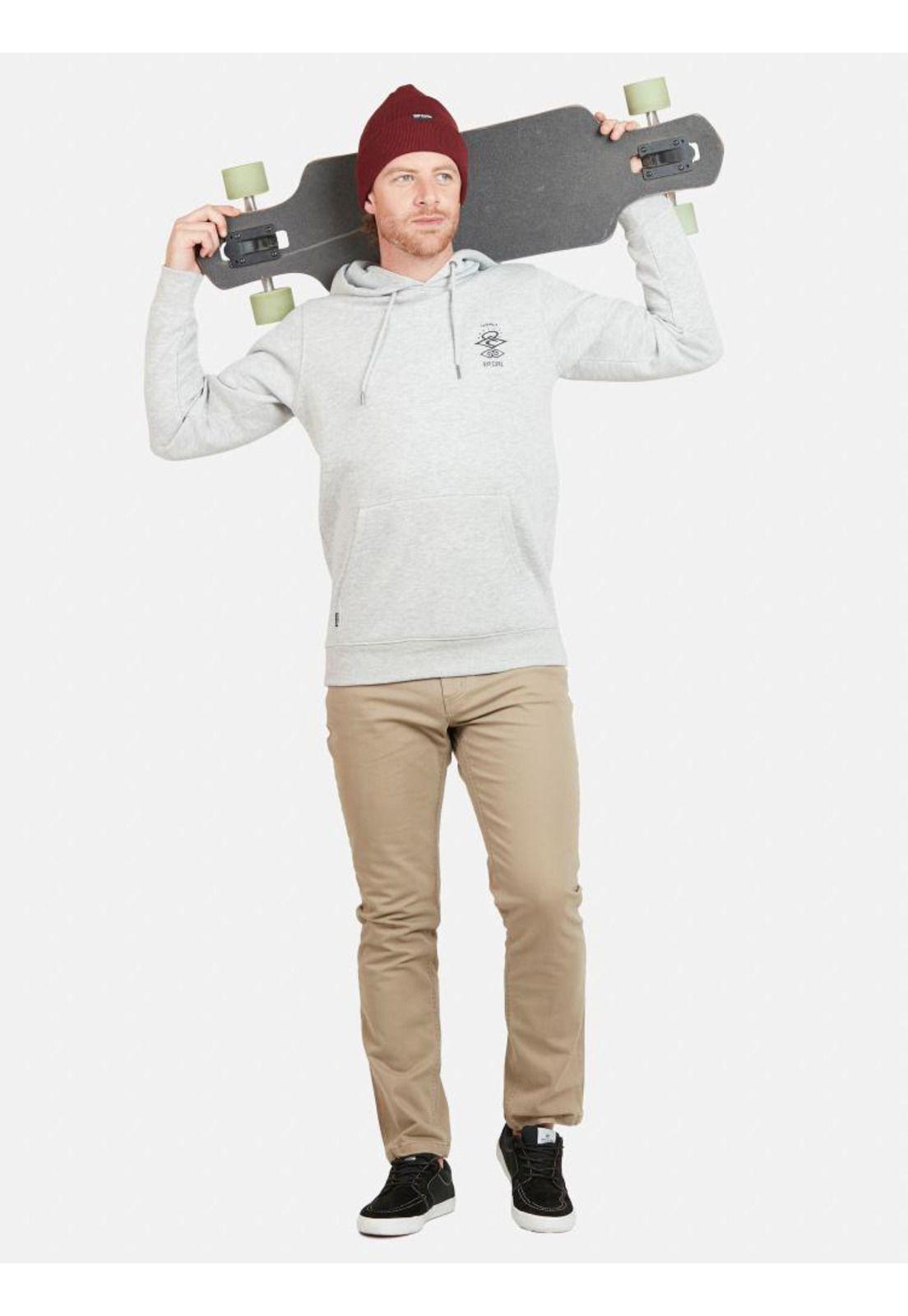 Poleron THE SEARCH RIP CURL Hombre Gris Mezcla Rip Curl-3