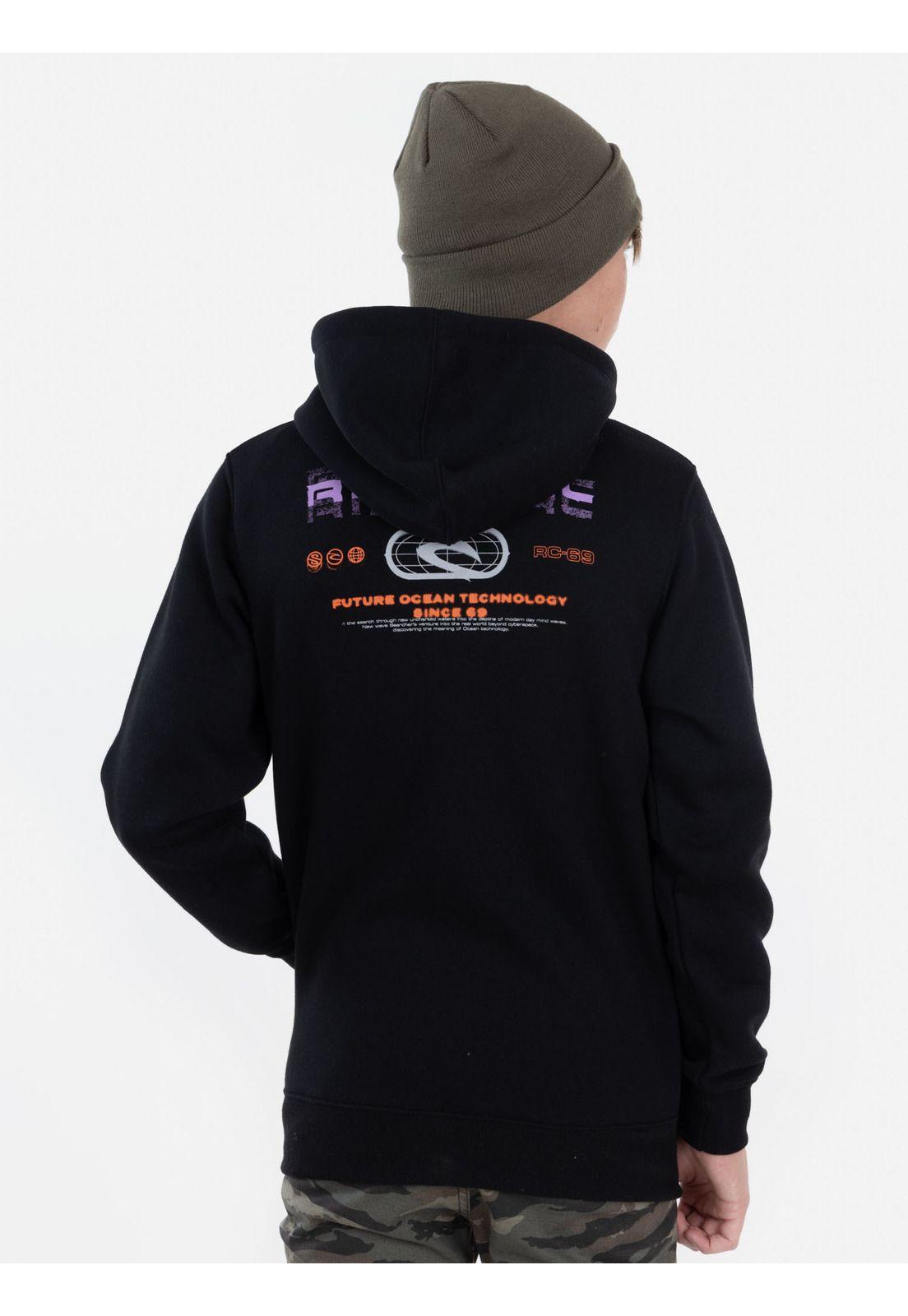 Poleron RC FUTURE Juvenil Negro Rip Curl-1