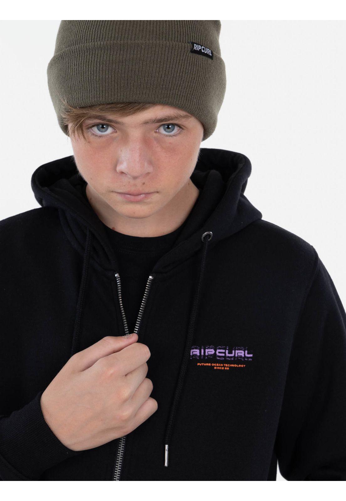 Poleron RC FUTURE Juvenil Negro Rip Curl-4