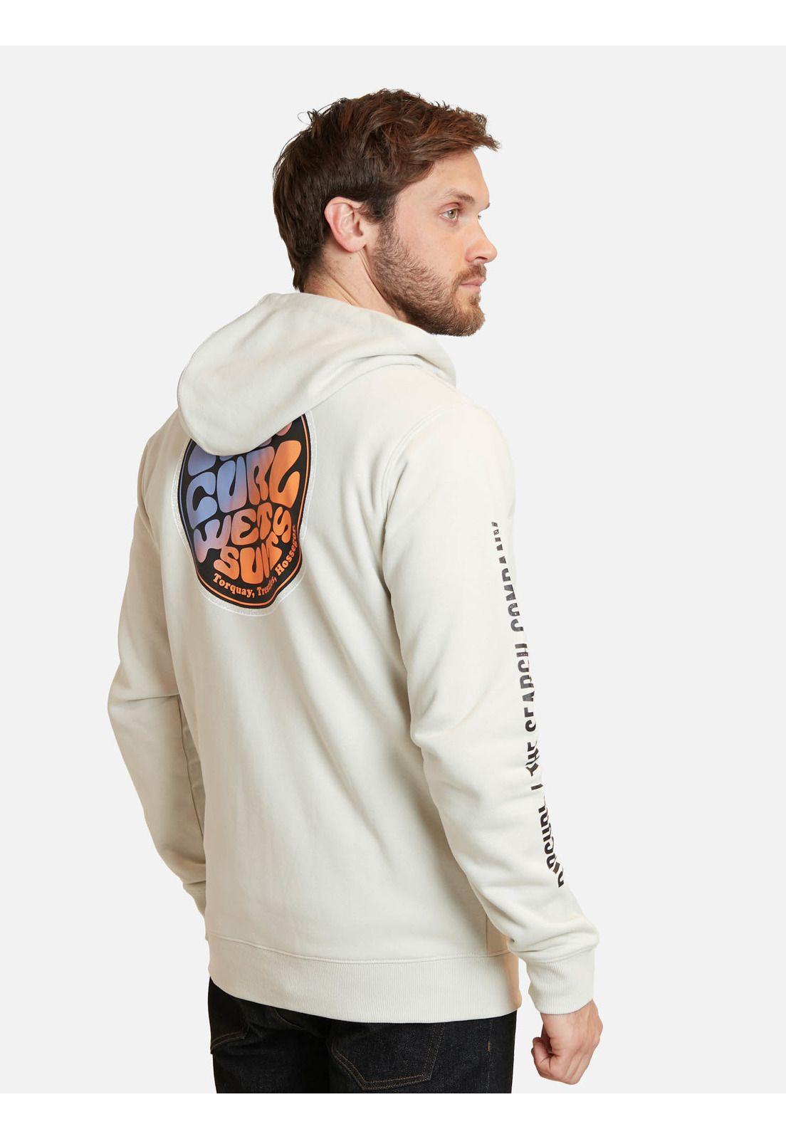 Poleron Wersuit Logo Gris Hombre Rip Curl-1