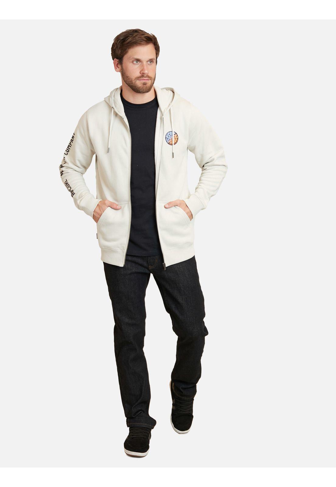 Poleron Wersuit Logo Gris Hombre Rip Curl-3