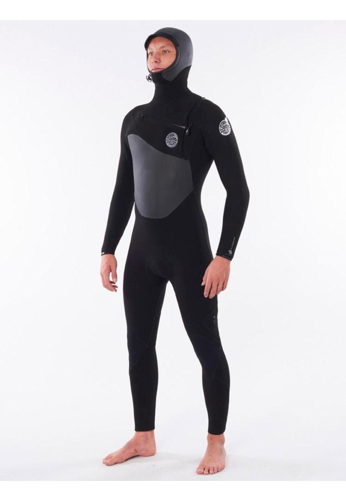 Traje de Agua flashbomb 5/4 mm hooded chest zip-4