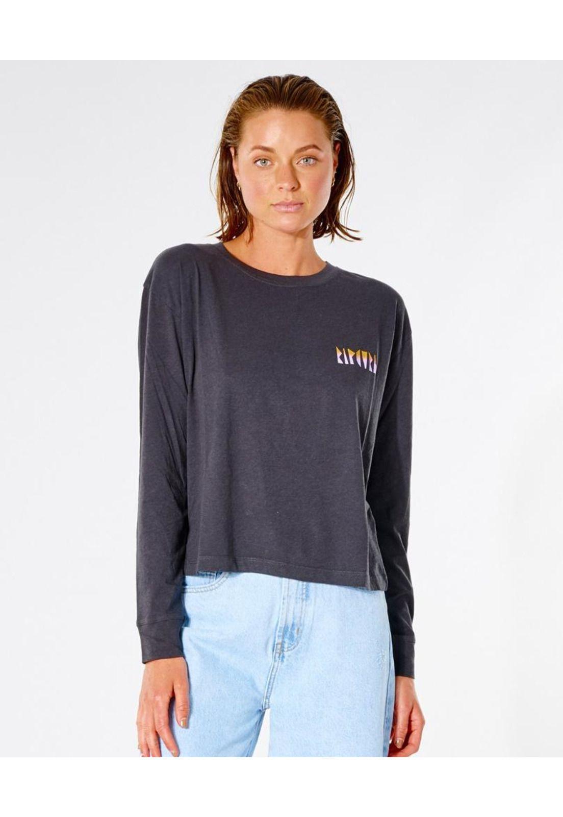Polera ML WAVE SHAPERS LONG SLEEVE Mujer Negro Rip Curl-0