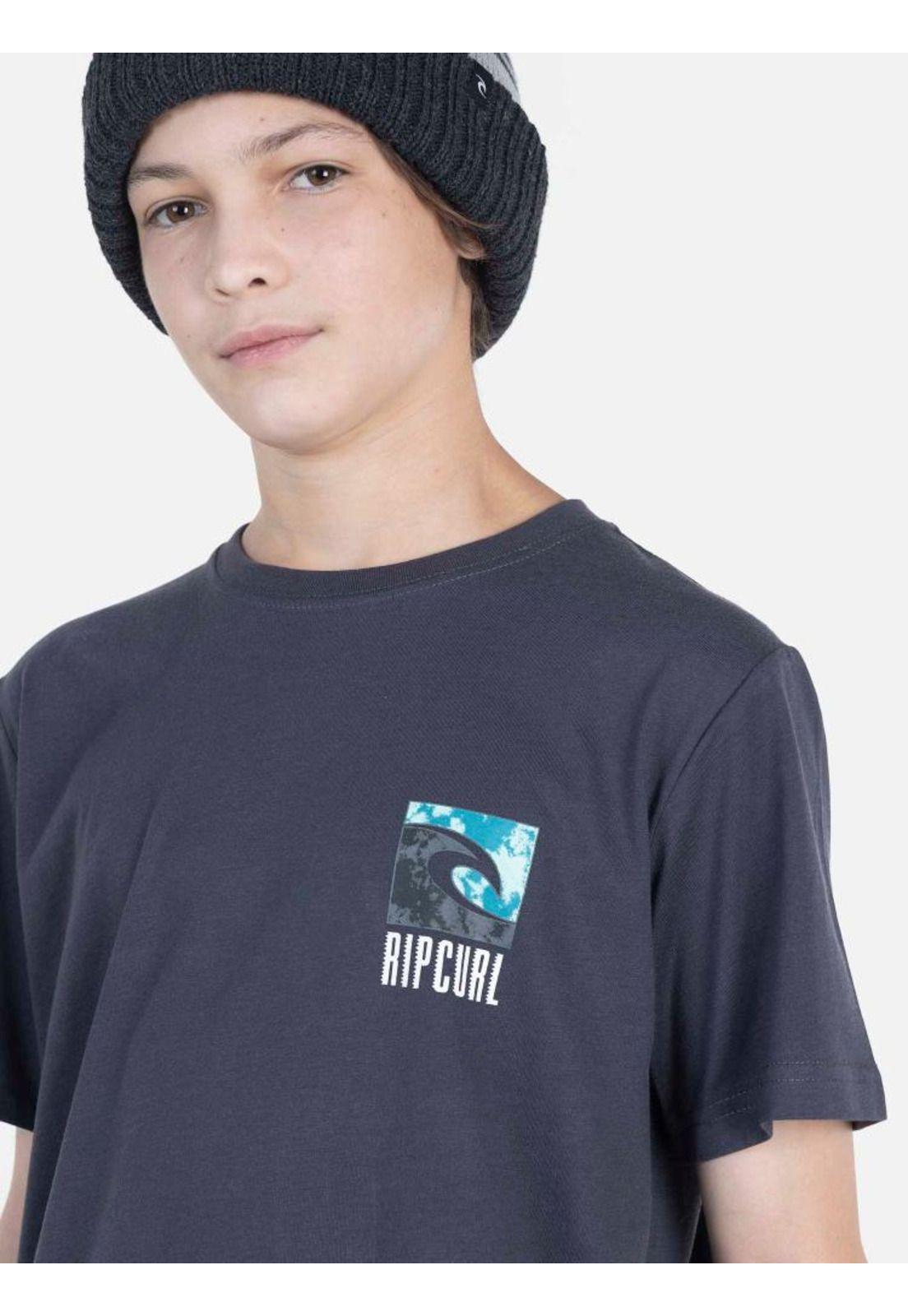 Polera Juvenil  RP BREAKING Gris Rip Curl-2