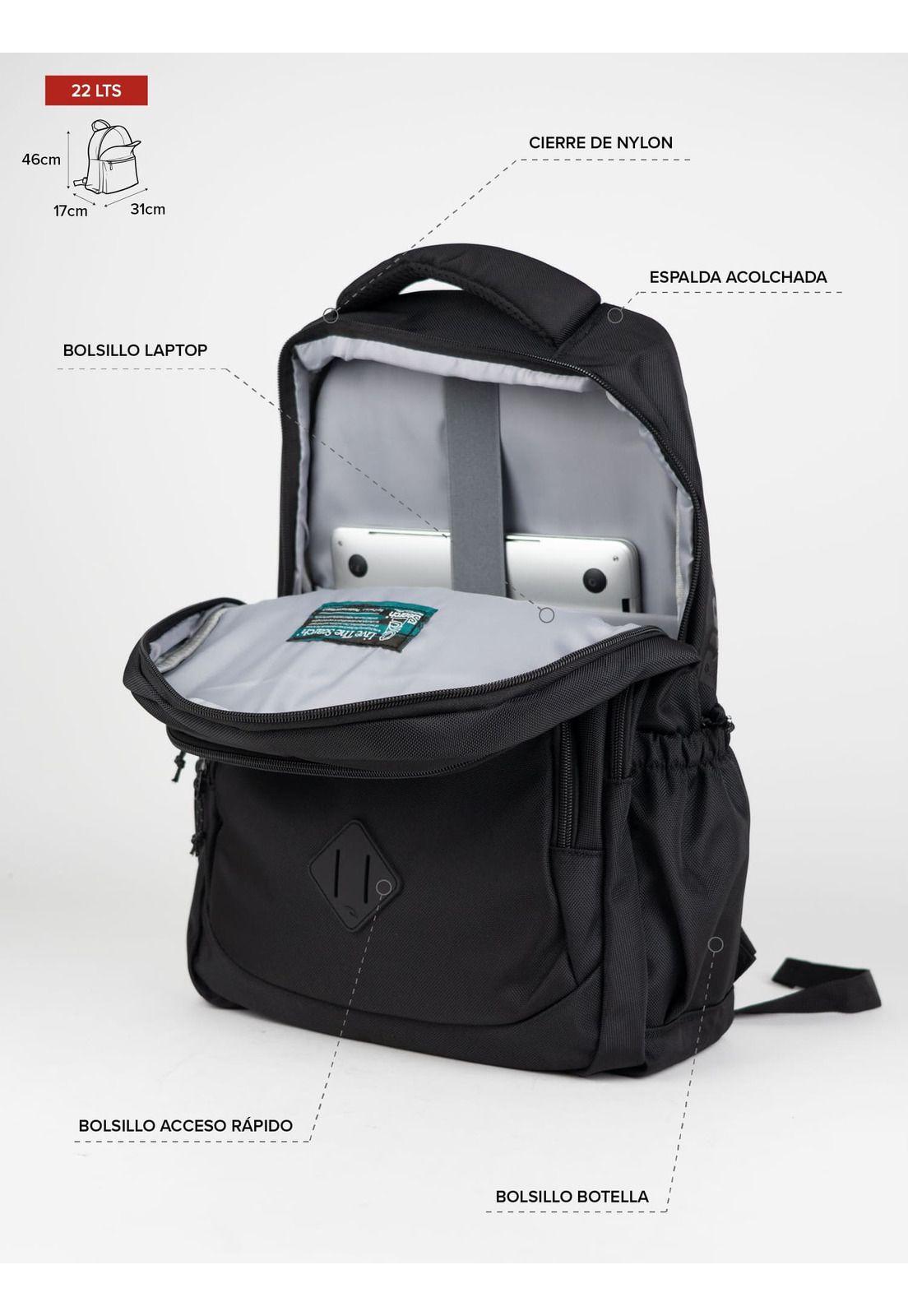 Mochila Tropic Negro Hombre Rip Curl-5