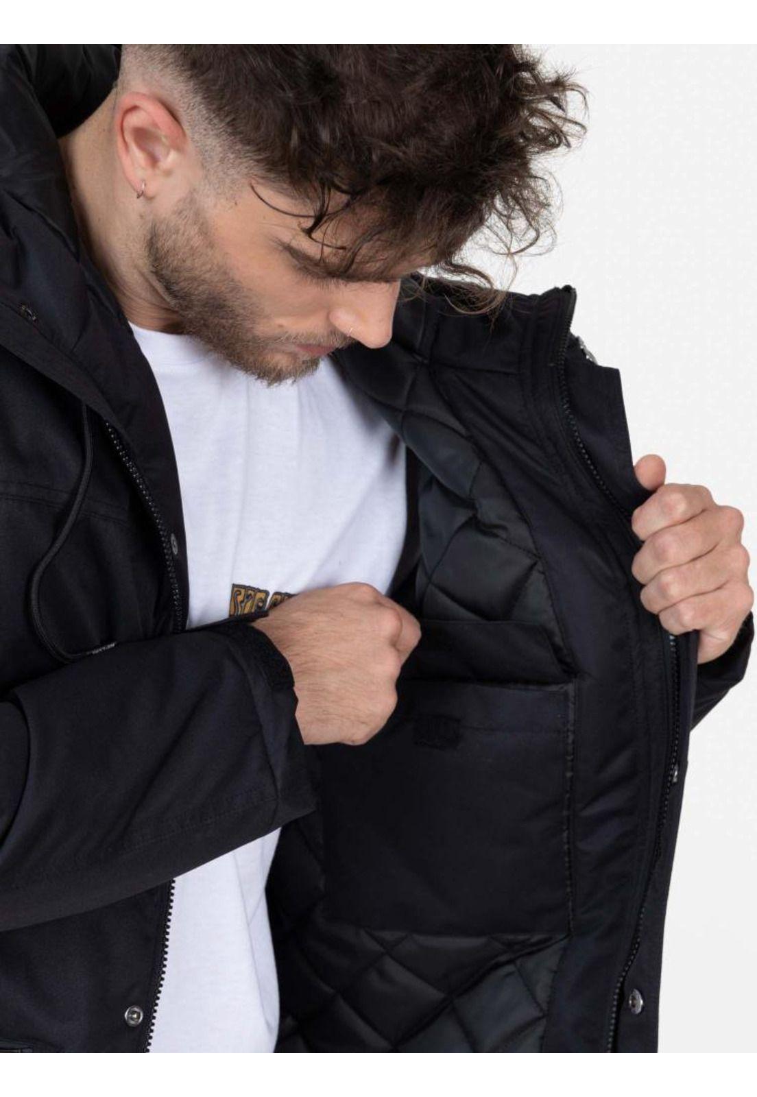 Casaca DARK RAVEN Hombre Negro Rip Curl-3