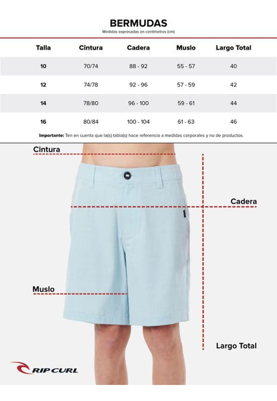 Bermuda Juvenil 6B422-MV22 Verde Rip Curl-2