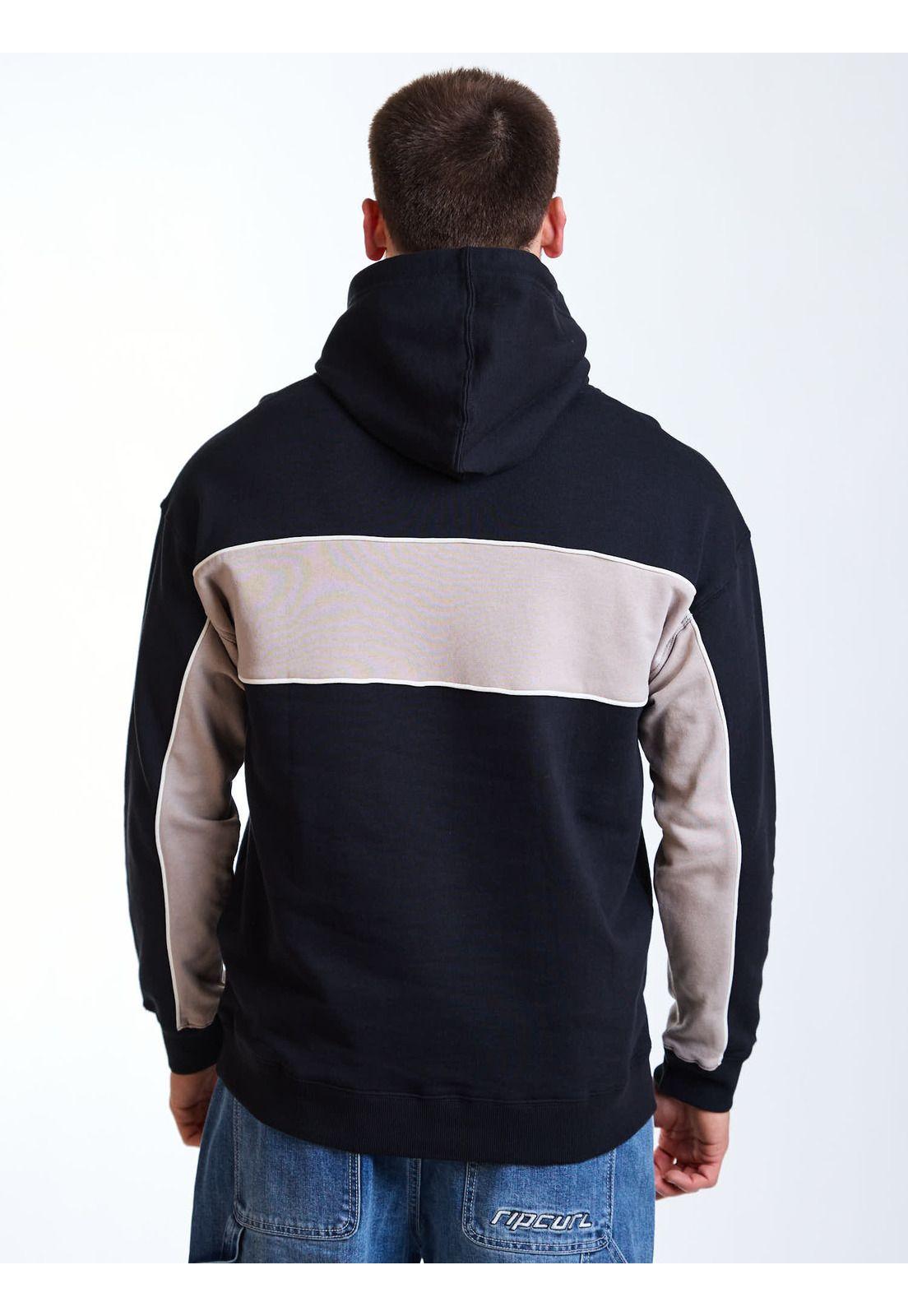 Poleron Canguro Epic Negro Hombre Rip Curl-2