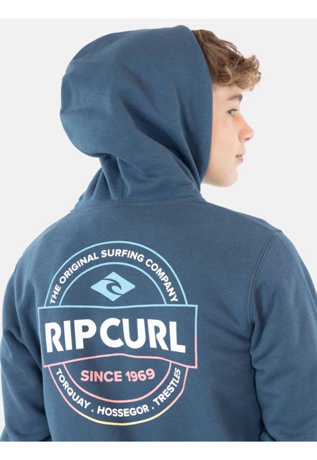 Poleron The Original Tht Full Zip Marino Infantil Rip Curl-1