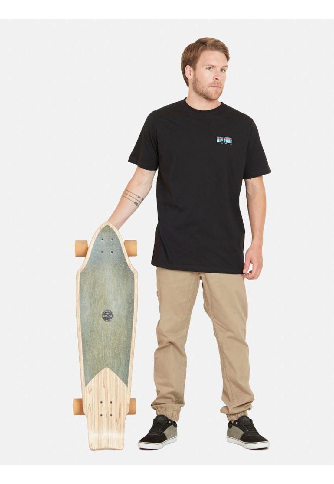 Polera SURFING COM. Hombre Negro Rip Curl-4