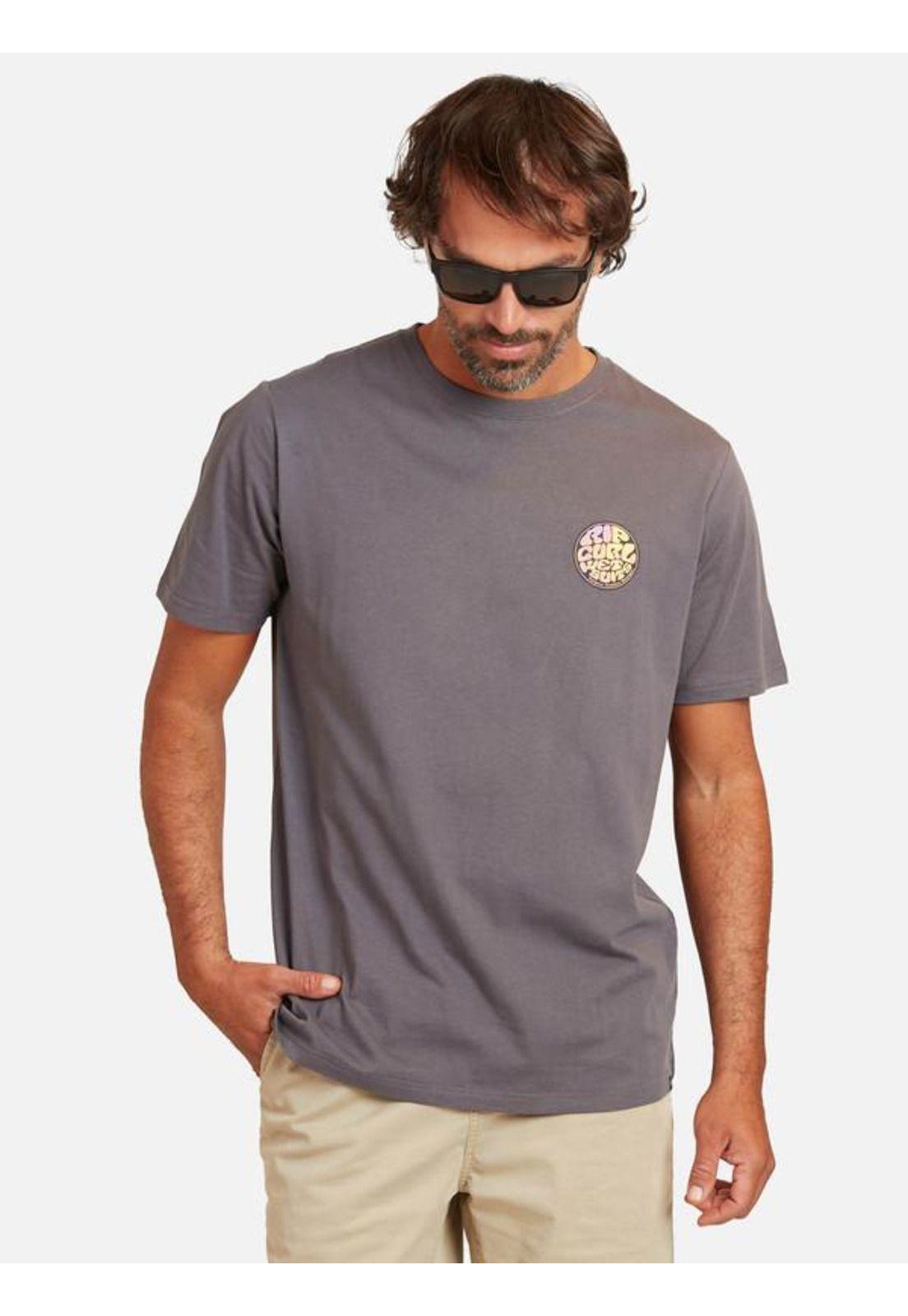 Polera M/C Wettie Passage Gris Oscuro Hombre Ripcurl-0