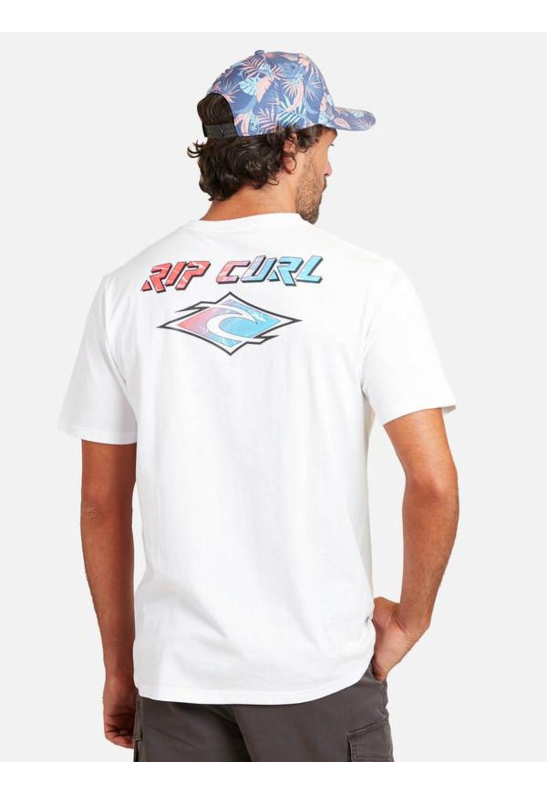 Polera M/C Surf Diamond Blanco Hombre Ripcurl-1