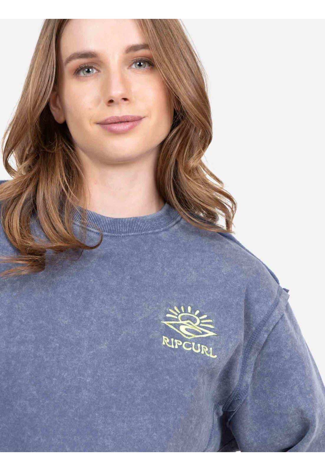 Poleron CR The Search Crew Azul Mujer Rip Curl-2