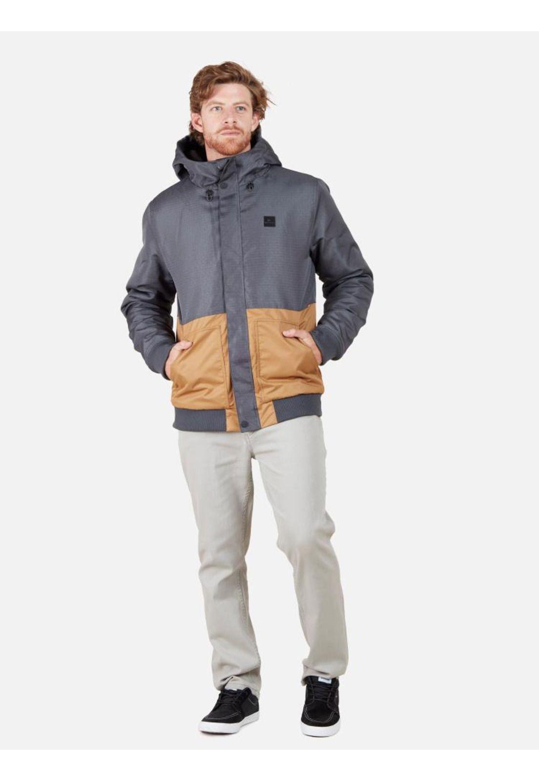 Casaca Hombre CLASSIC BOMBER Gris Rip Curl-3