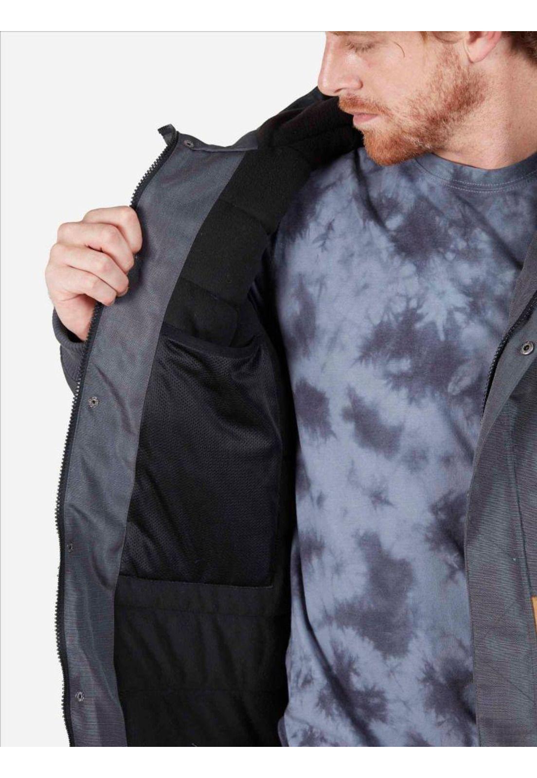 Casaca Hombre CLASSIC BOMBER Gris Rip Curl-4