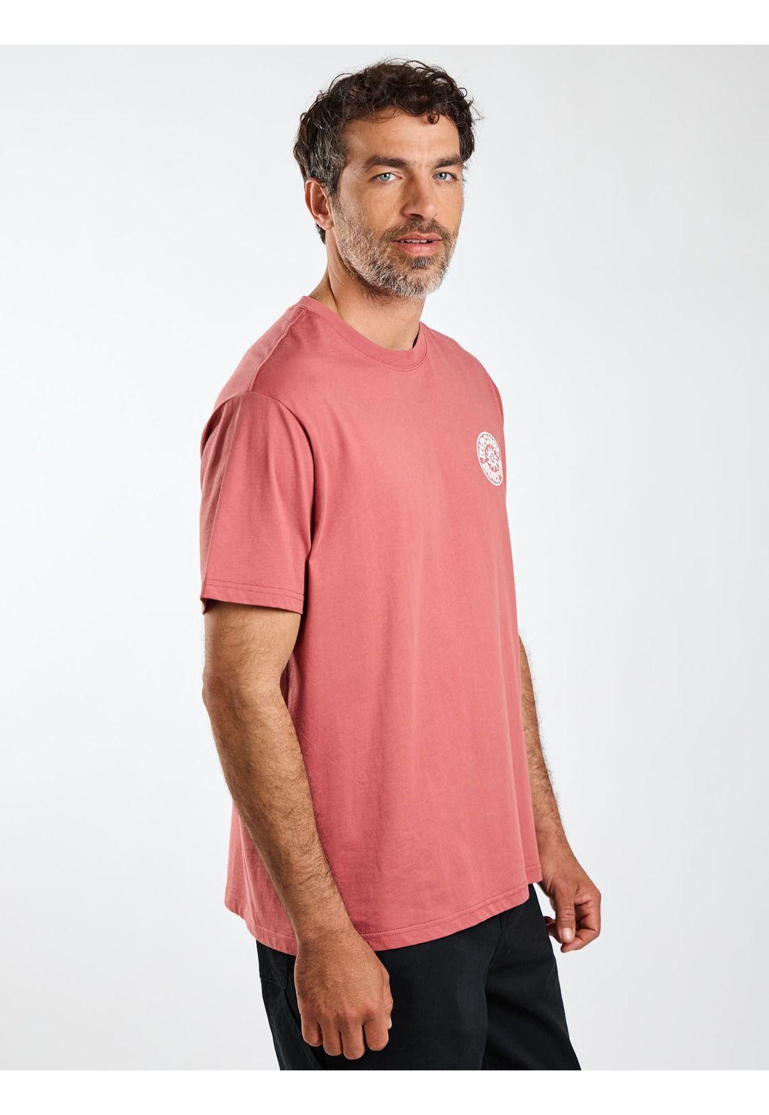 Polera MC Shore Burdeo Hombre Rip Curl-3
