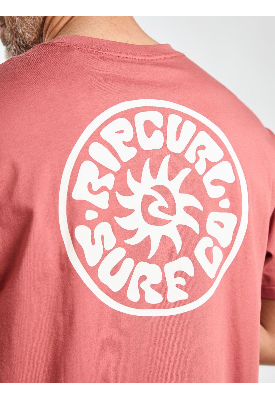 Polera MC Shore Burdeo Hombre Rip Curl-4