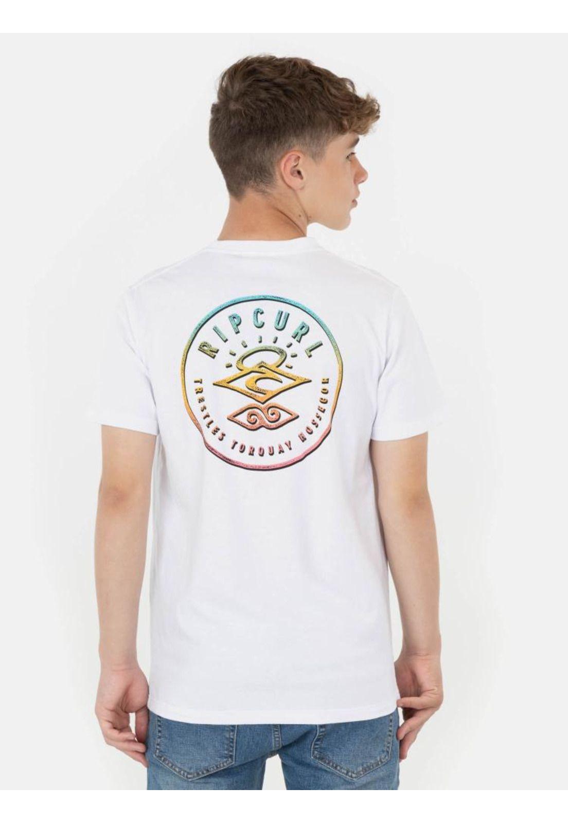 Polera Made For The Search Tee Blanco Infantil Rip Curl-1