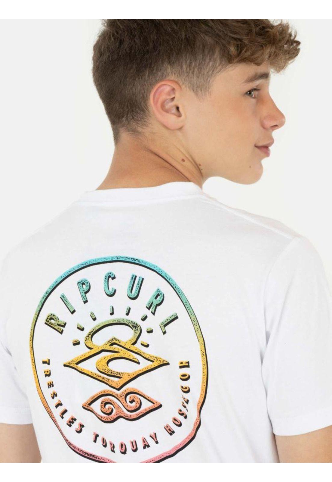 Polera Made For The Search Tee Blanco Infantil Rip Curl-2