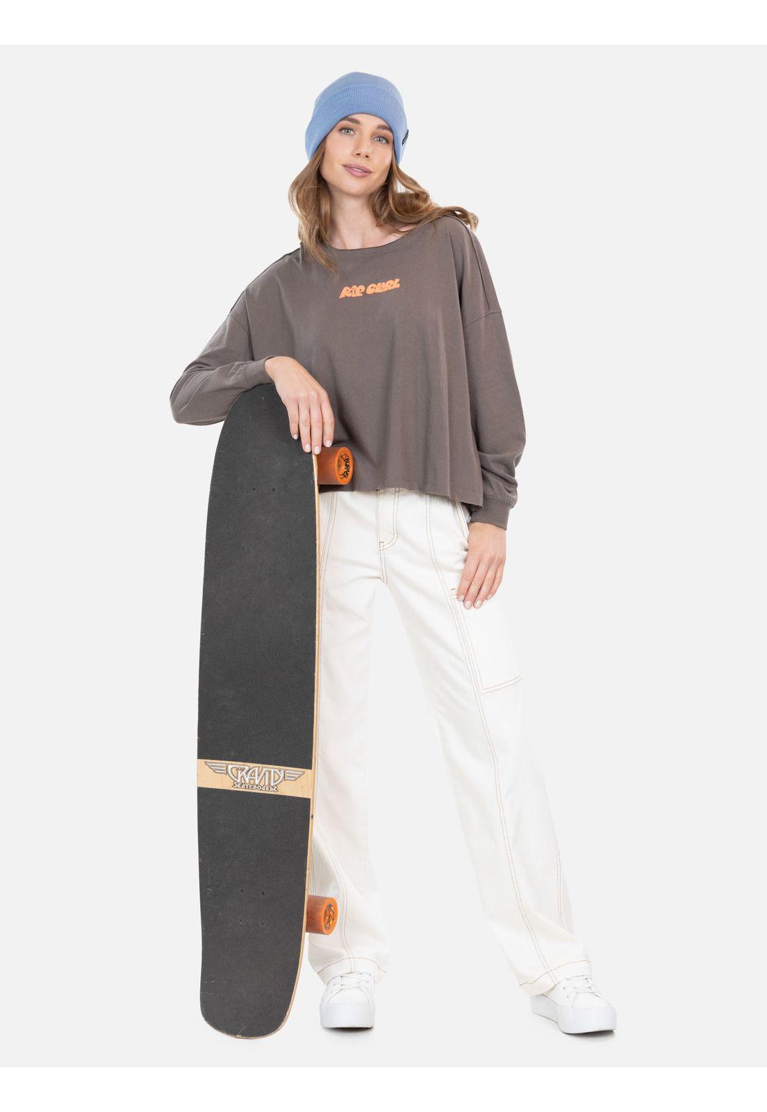 Polera ML Loá Café Mujer Rip Curl-3
