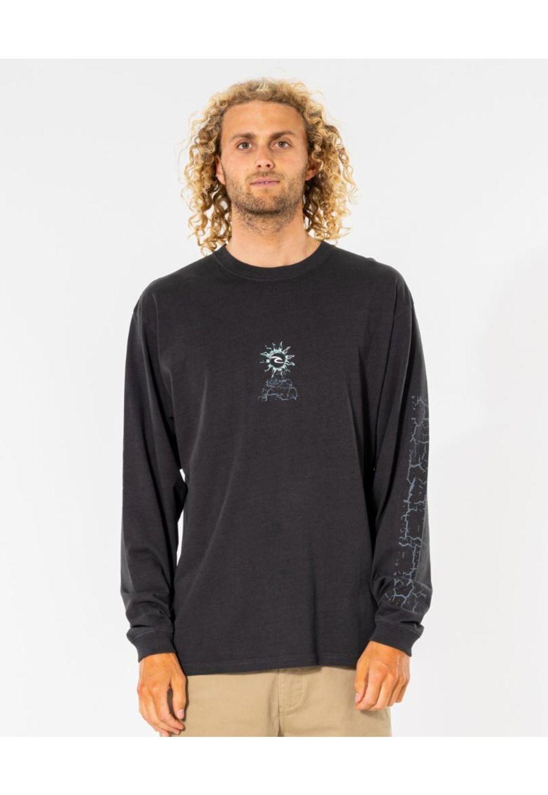 Polera Hombre 6P576-MV22 Negro Rip Curl-0