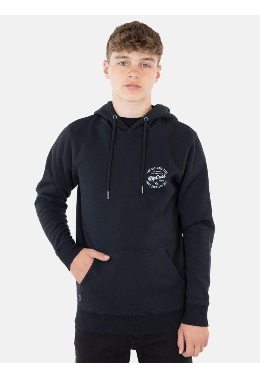 Poleron The Ultimate Surf Negro Infantil Rip Curl-0