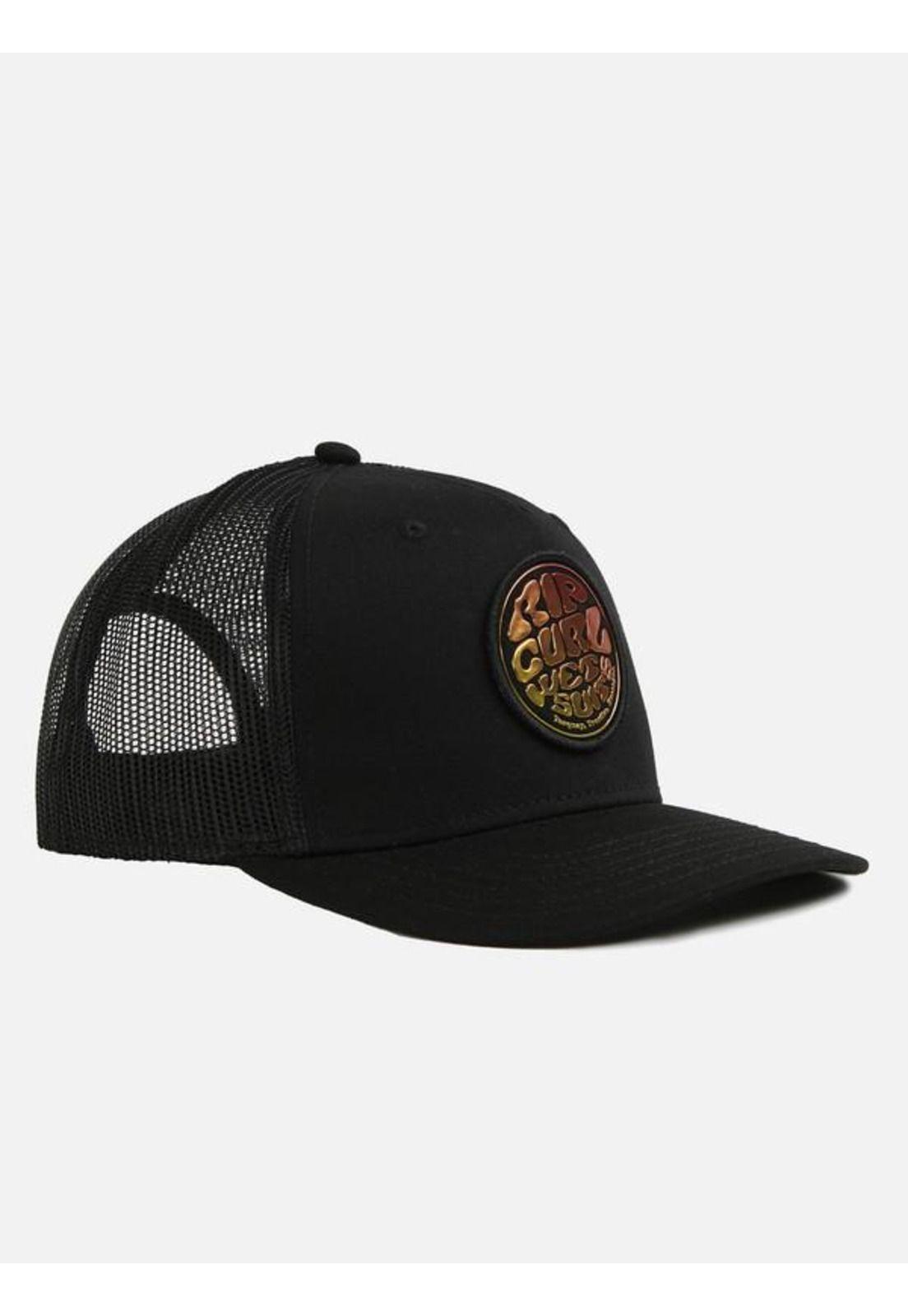 Jockey Mesh Wetsuit trucker hat Hombre Negro Rip Curl-0