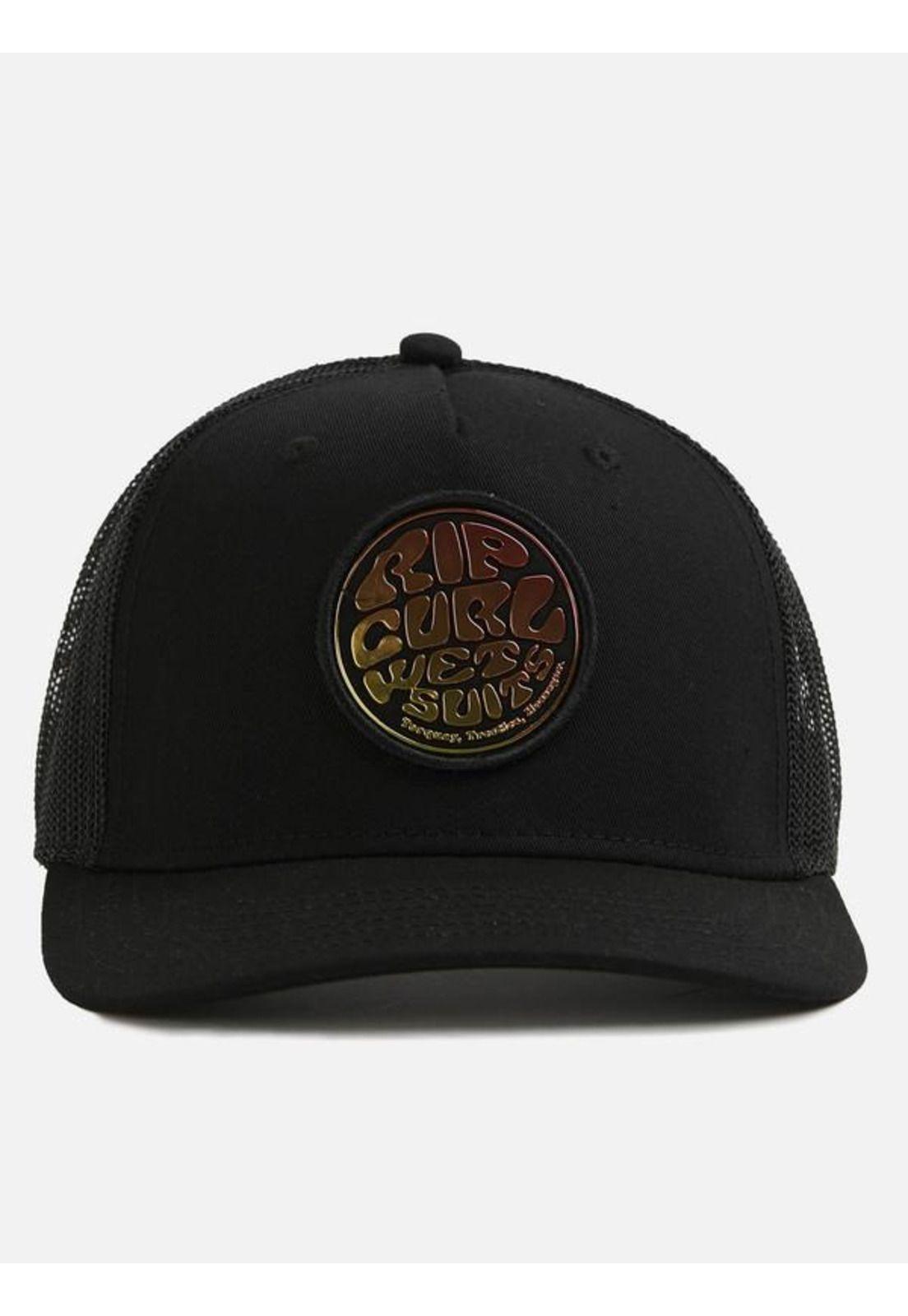 Jockey Mesh Wetsuit trucker hat Hombre Negro Rip Curl-2