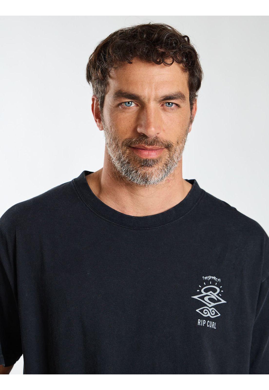 Polera MC Oversize Paradise Negro Hombre Rip Curl-5
