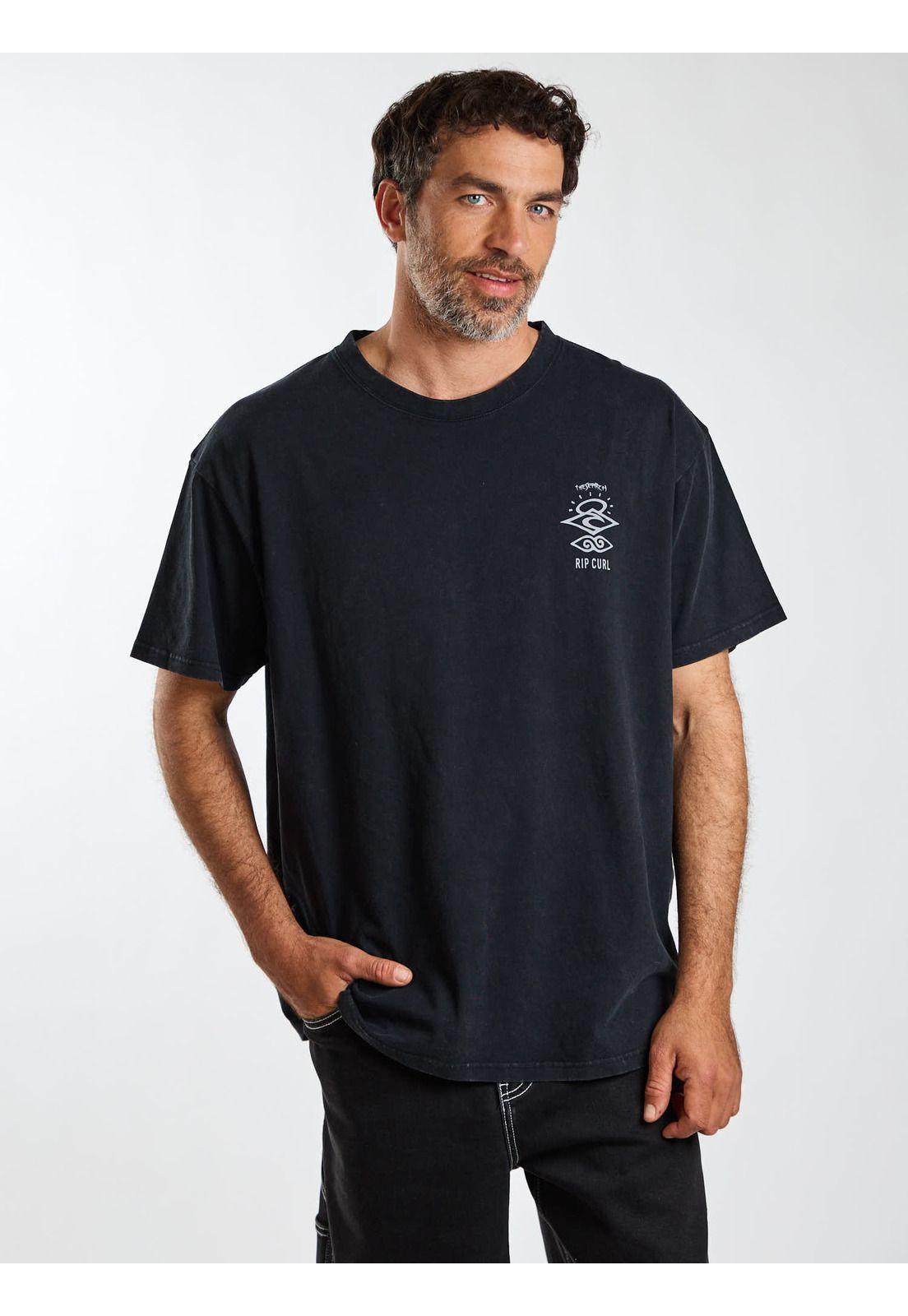 Polera MC Oversize Paradise Negro Hombre Rip Curl-7