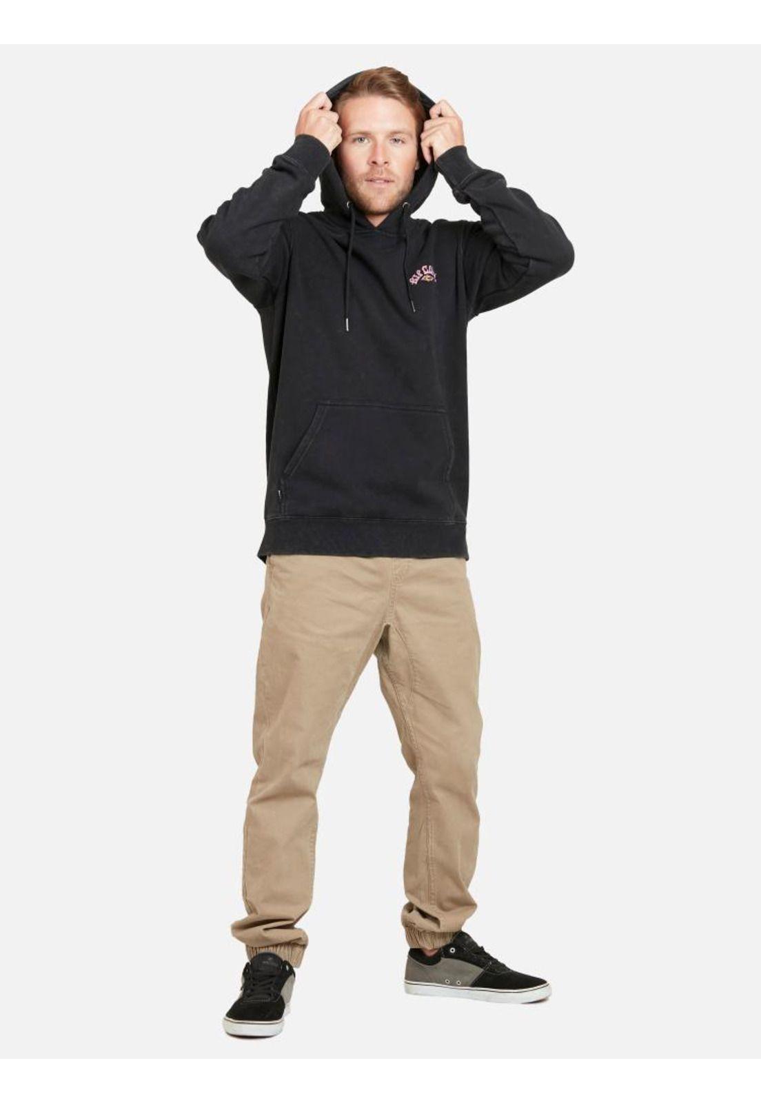 Poleron RC DEAD SURF Hombre Negro Rip Curl-4