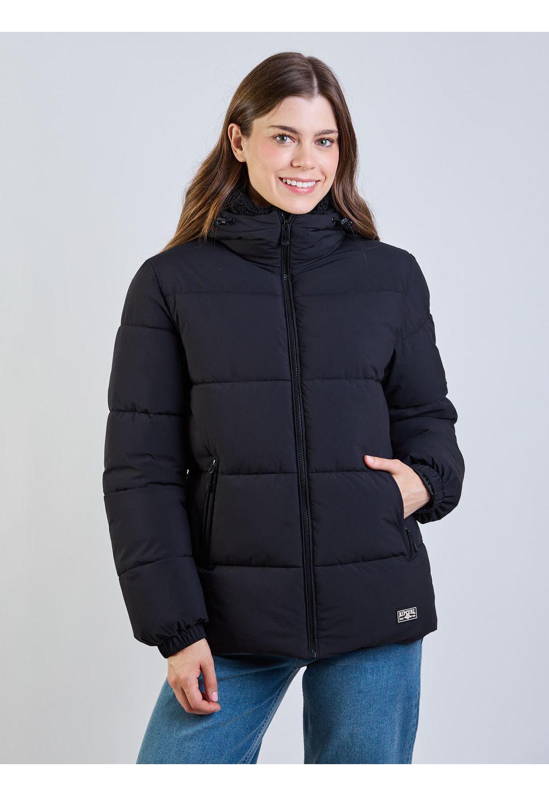 Parka Coral Rose Negro Mujer Rip Curl-7