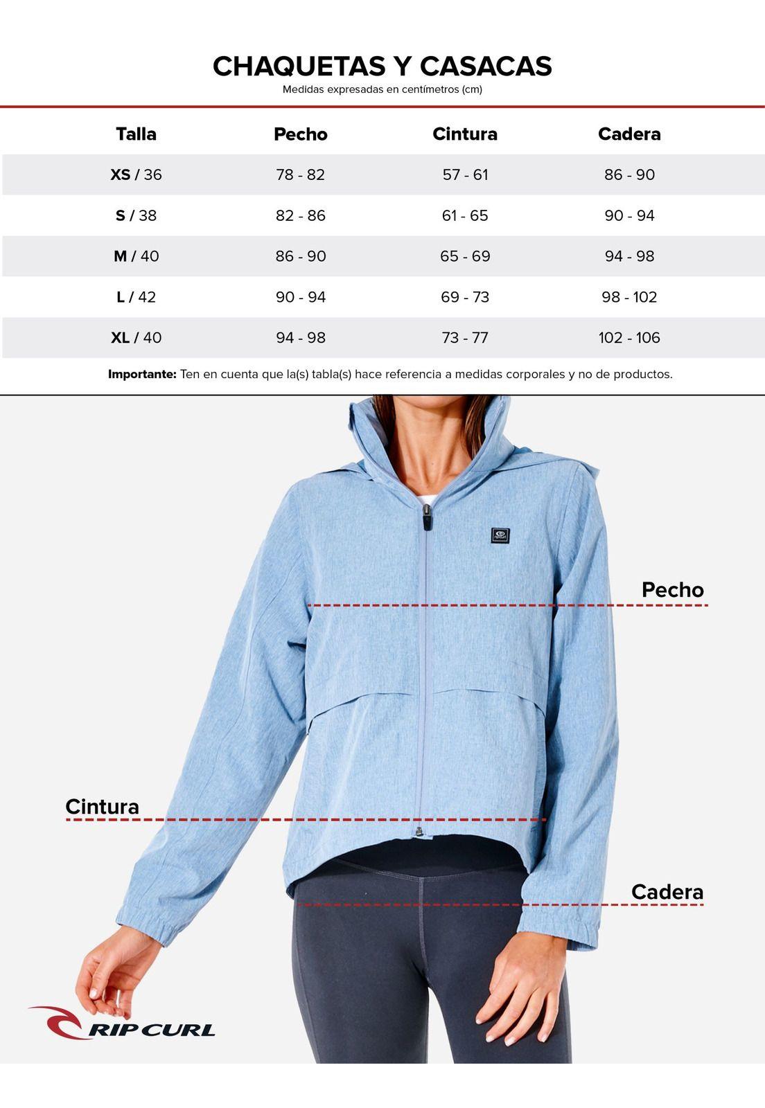 Parka Coral Rose Negro Mujer Rip Curl-9