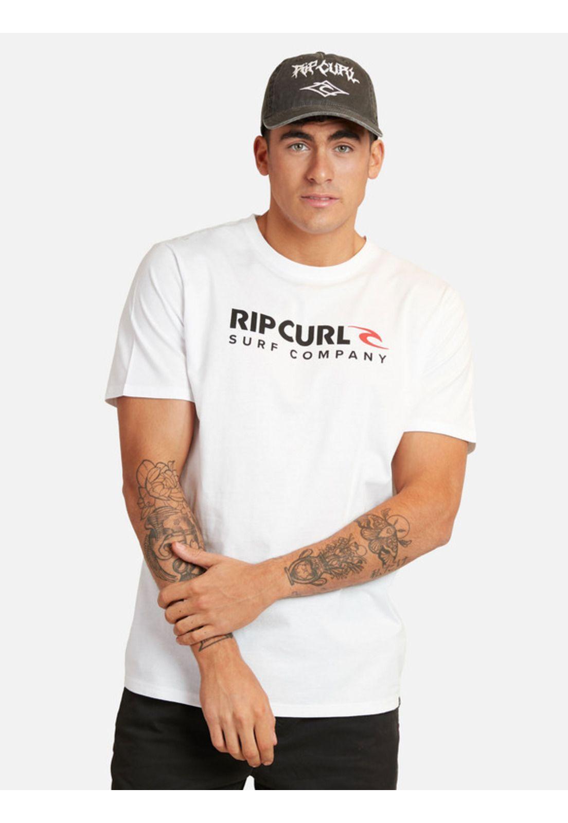 Polera Clif Drop Blanco Hombre Ripcurl-0