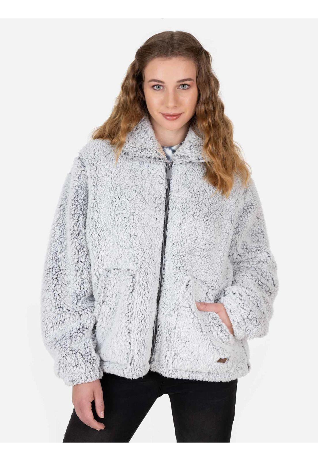 Poleron CHIPORRO PRISMA Mujer Gris Rip Curl-0