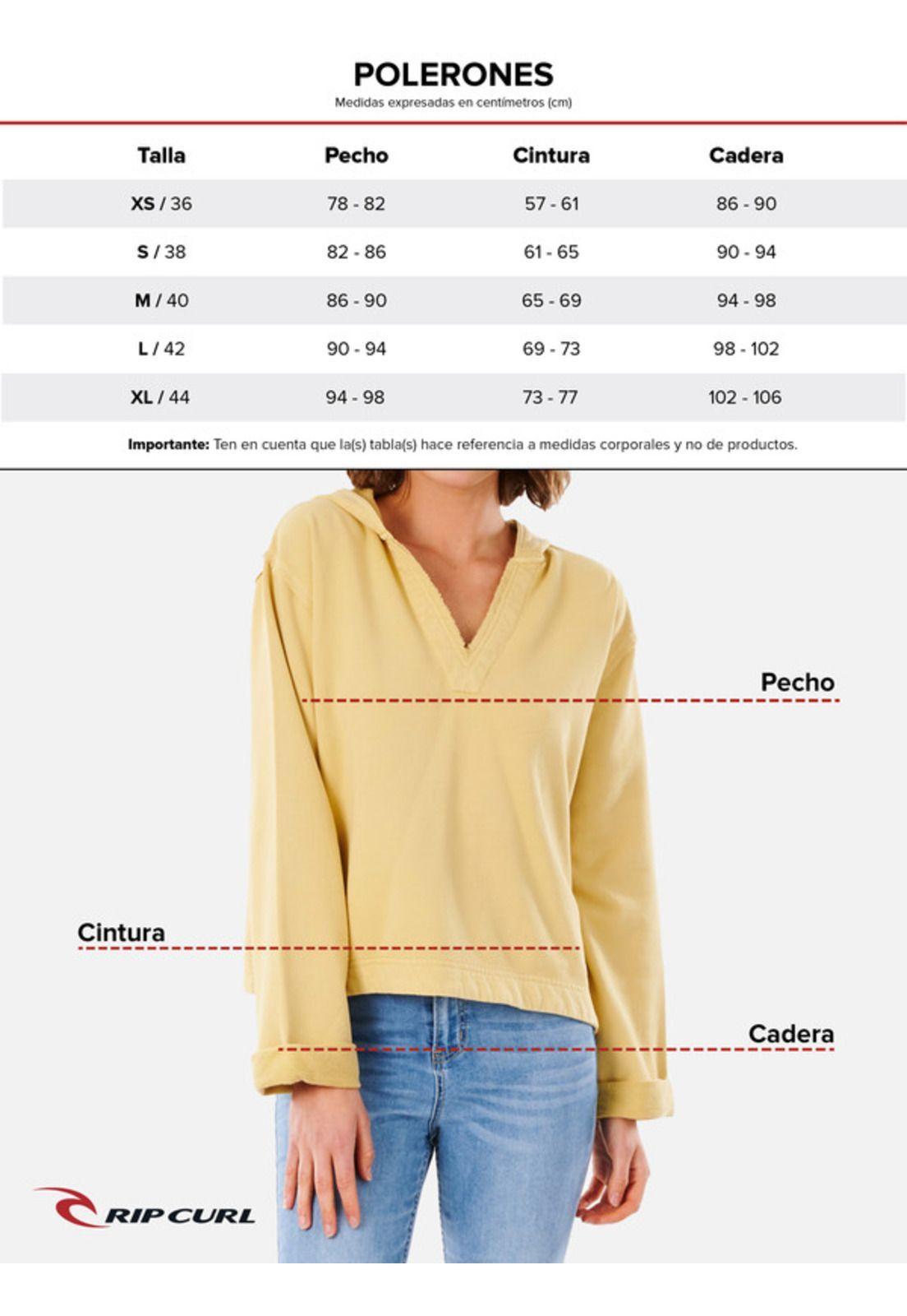 Poleron CHIPORRO PRISMA Mujer Gris Rip Curl-2