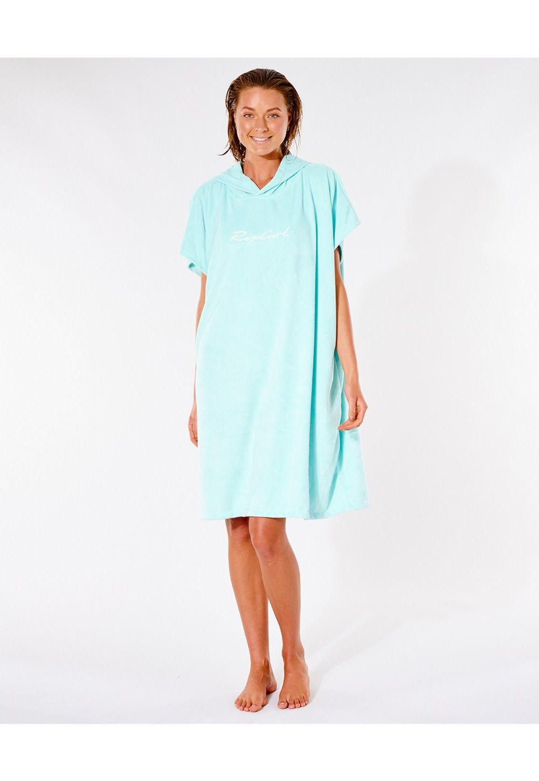 Toalla SCRIPT HOODED TOWEL Mujer Celeste Rip Curl-0