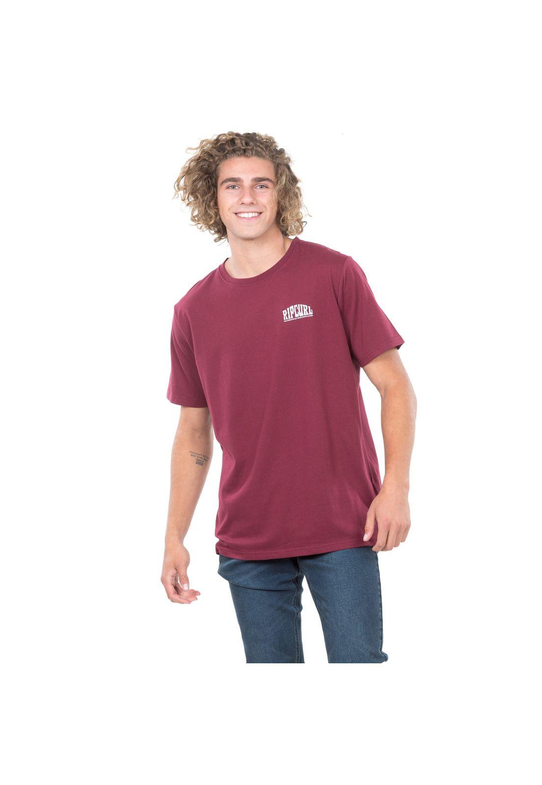Polera M/C Hombre Rip Curl 6P171-MI20  Rojo-0