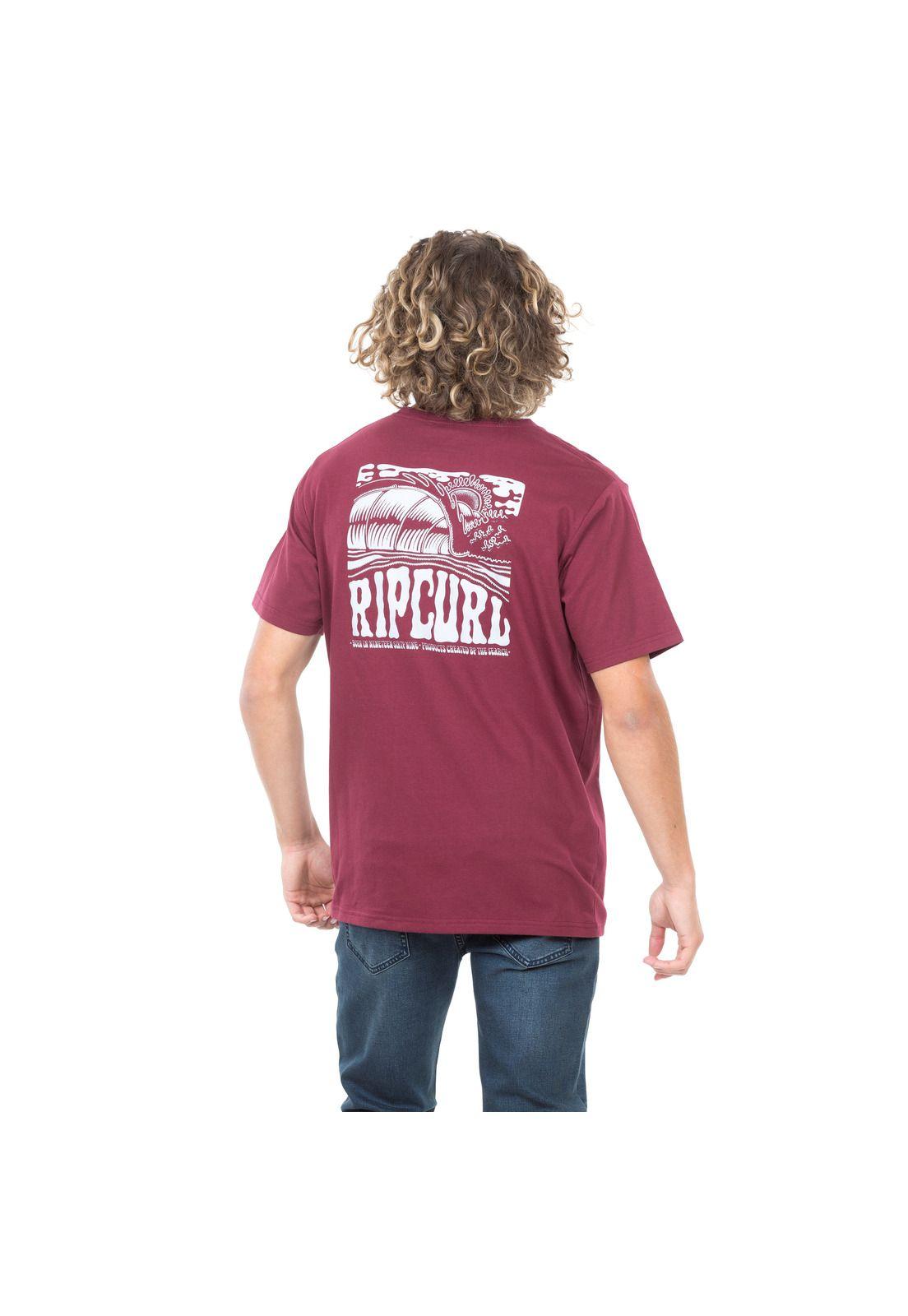 Polera M/C Hombre Rip Curl 6P171-MI20  Rojo-1