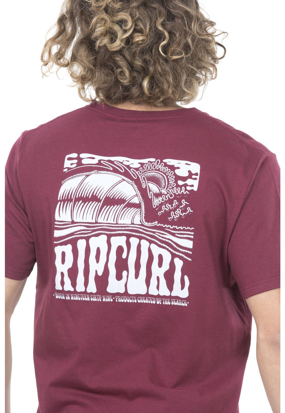 Polera M/C Hombre Rip Curl 6P171-MI20  Rojo-4