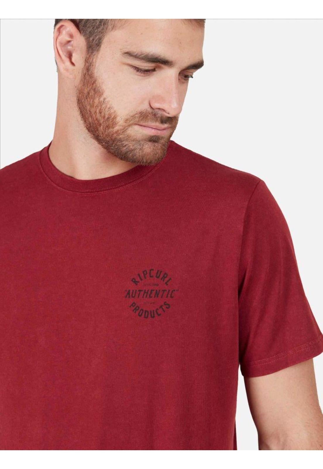 Polera Hombre RP AUTHENTIC Rojo Rip Curl-4