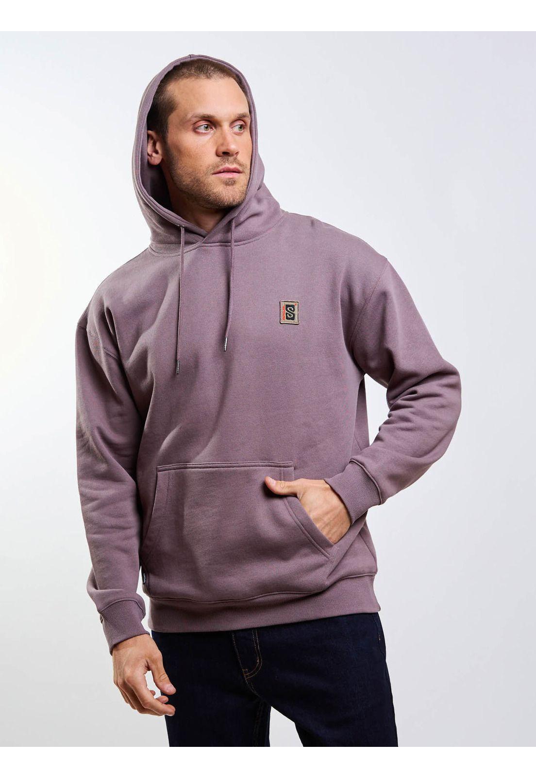 Poleron Canguro Instinto Café Hombre Rip Curl-0