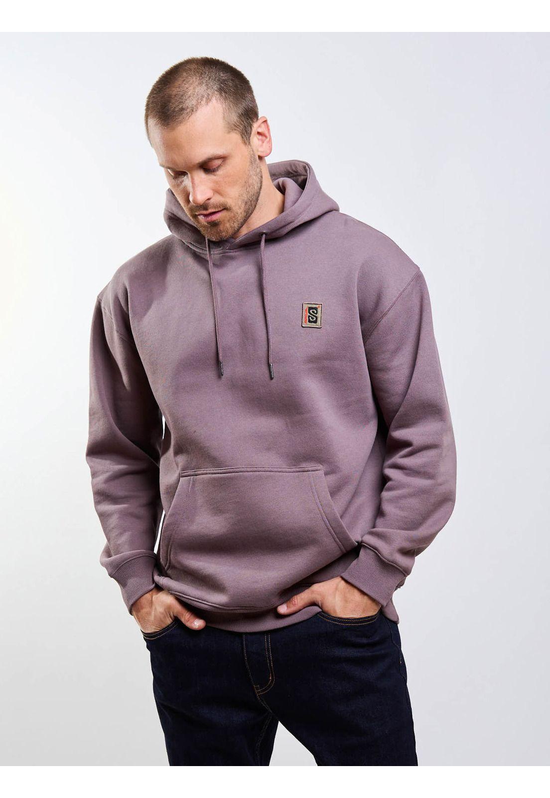 Poleron Canguro Instinto Café Hombre Rip Curl-4