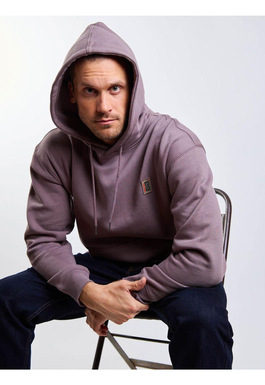 Poleron Canguro Instinto Café Hombre Rip Curl-5