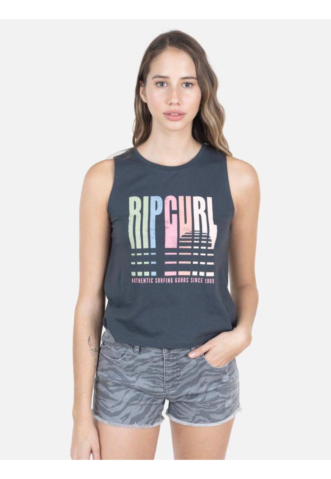 Polera Mujer 6P135-WV22 Gris Oscuro Rip Curl-0