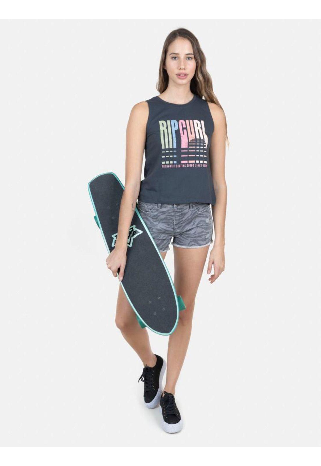 Polera Mujer 6P135-WV22 Gris Oscuro Rip Curl-3
