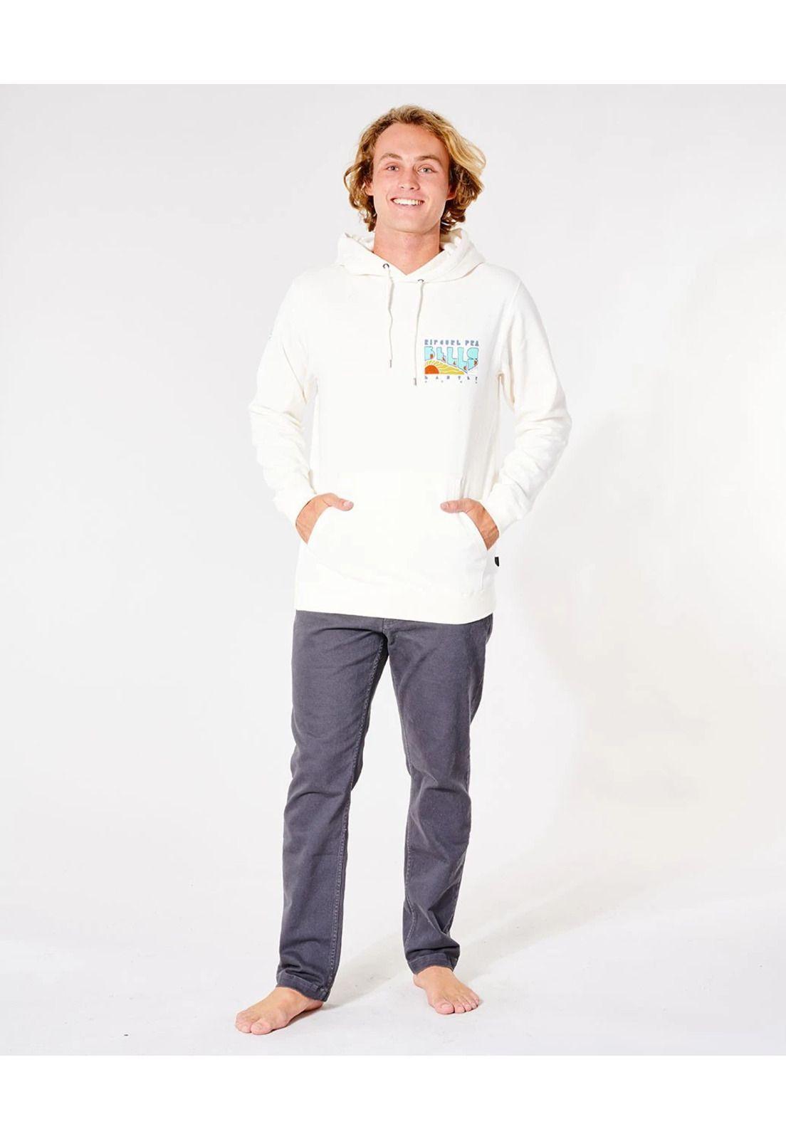 Poleron Hombre BELLS PRO LINE UP Blanco Rip Curl-3