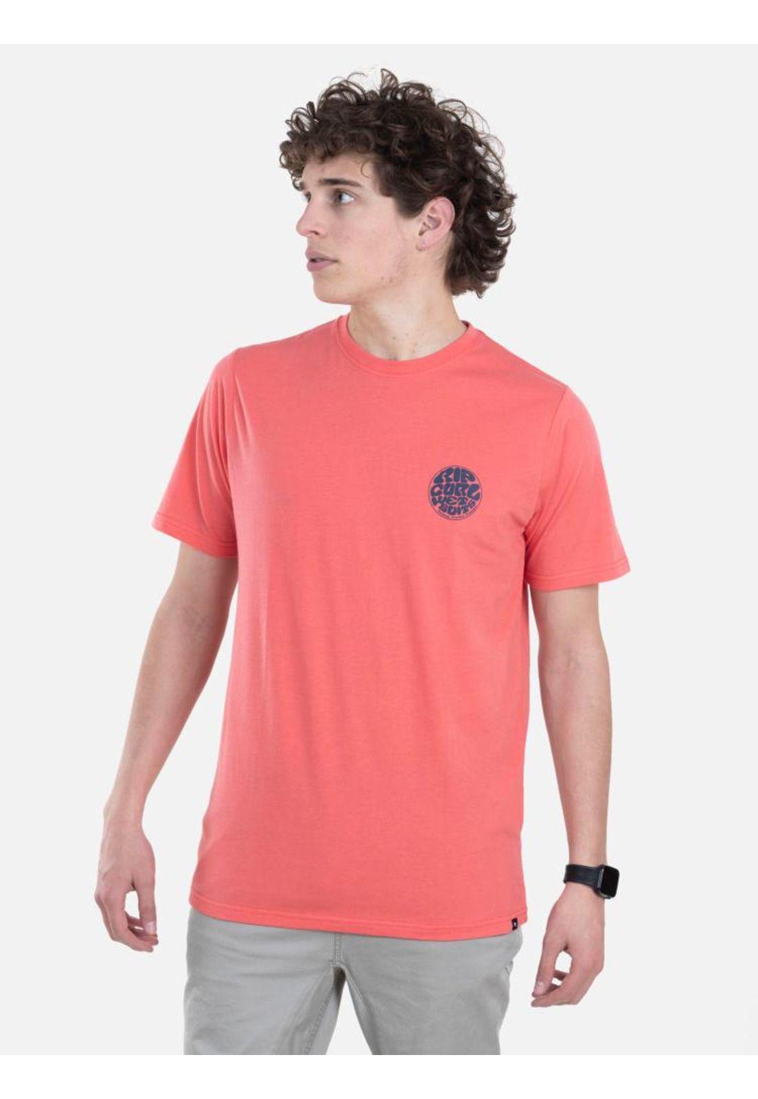 Polera Hombre 6P171-MV22 Rosado Rip Curl-0
