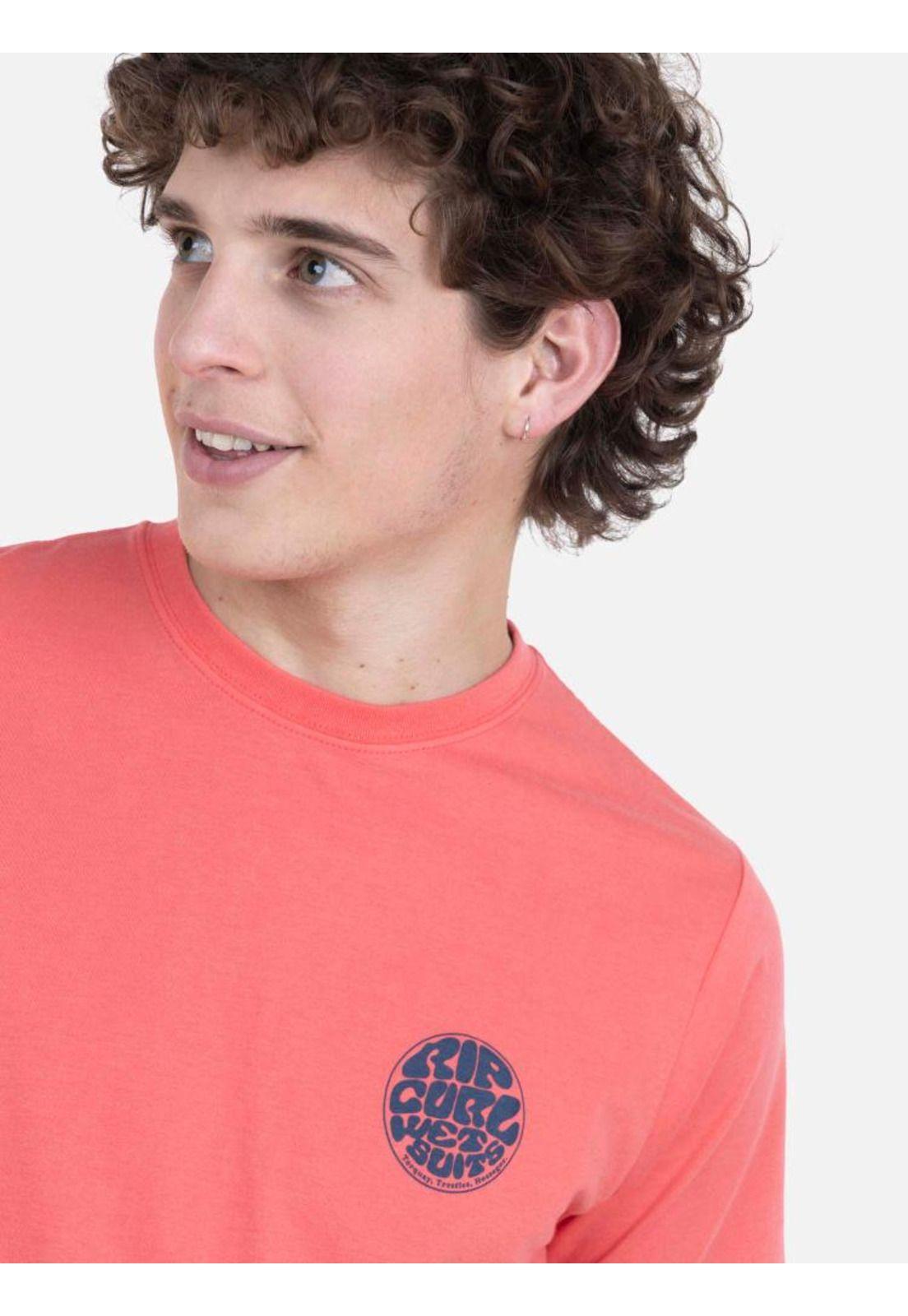 Polera Hombre 6P171-MV22 Rosado Rip Curl-2