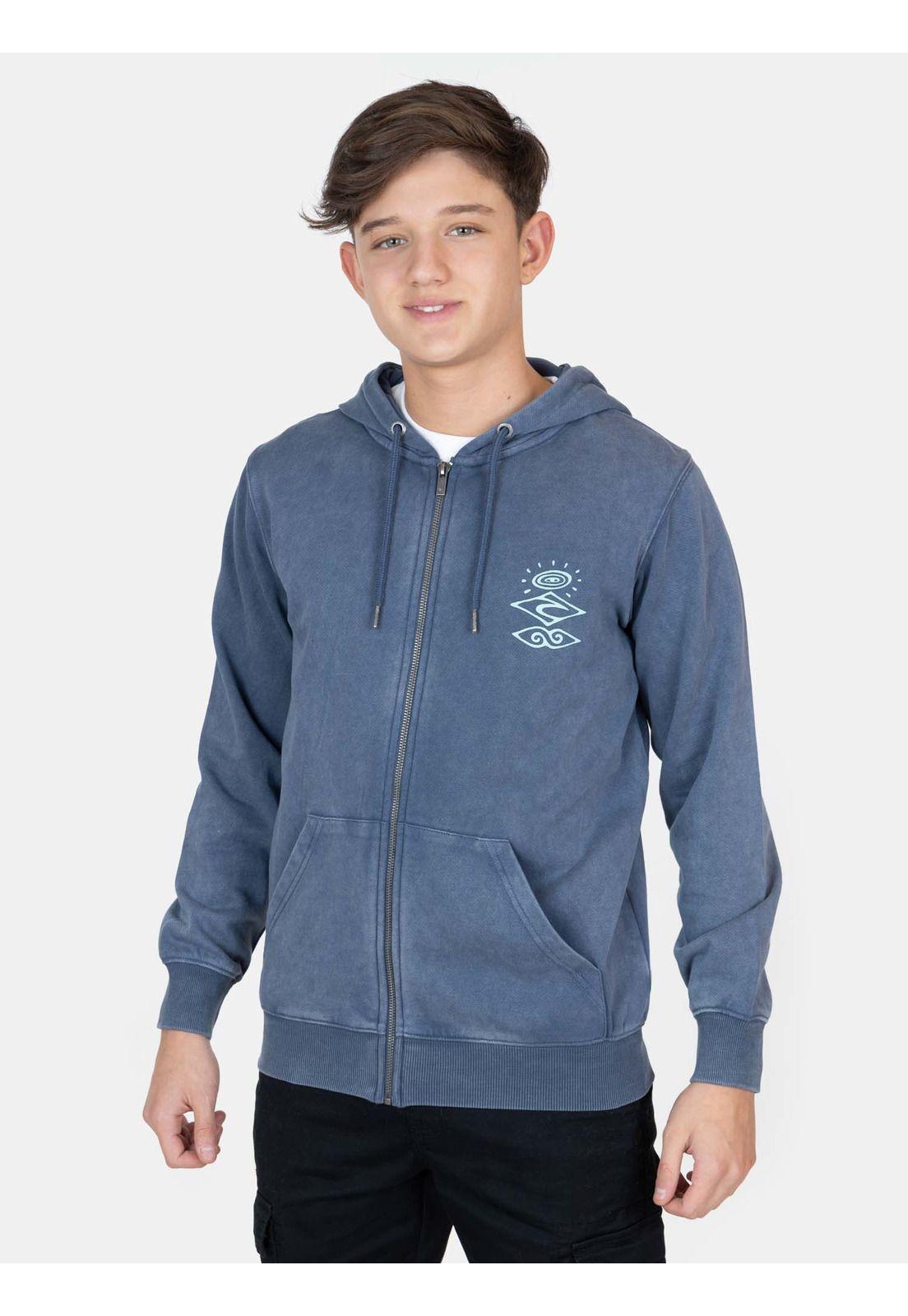Poleron FZ Deepsea Azul Infantil Rip Curl-0